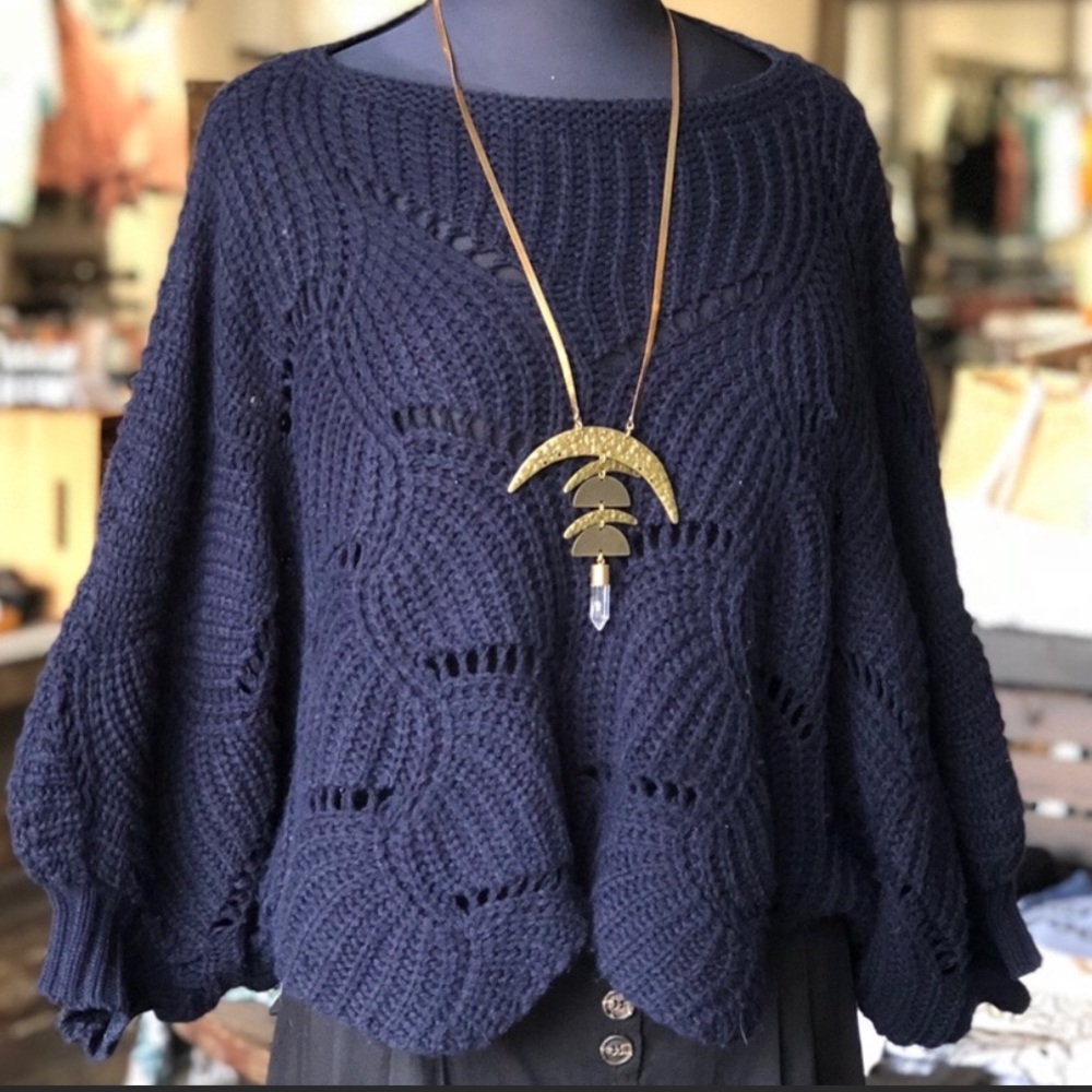 Nordstrom Eloise Navy Sweater